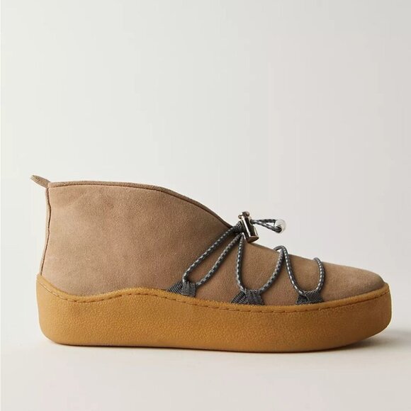 Free People Snowdrop Micro Mukluk Boots NWT size 7 Dust Bunny Suede Moccasins - Picture 5 of 14